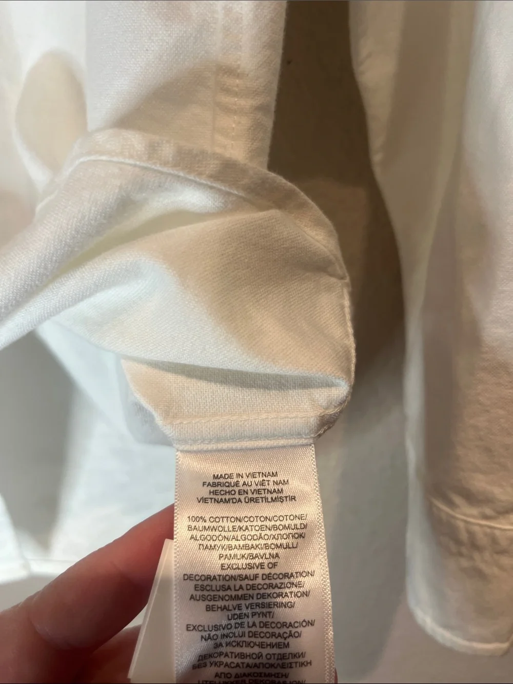 Ralph Lauren Boy’s Broadcloth White Button Down Shirt Size Small 8